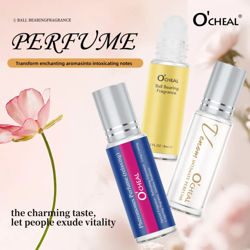 roll-on-perfume-intimate-pheromone-fragrance-8ml-sit-345yeuuq-1 O'CHEAL portable roll-on ball bearing perfume in a slender 8ml bottle, perfect for precise application and on-the-go fragrance touch-ups.