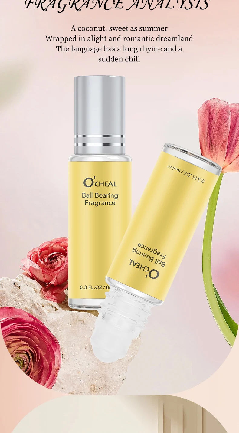 Roll-On Perfume Oil 8ml Natural Floral Fresh Scent Travel Portable Essential Oil Fragrance 10 roll on perfume oil 8ml natural floral fresh travel portable sit ytkhy3d7 desc 10