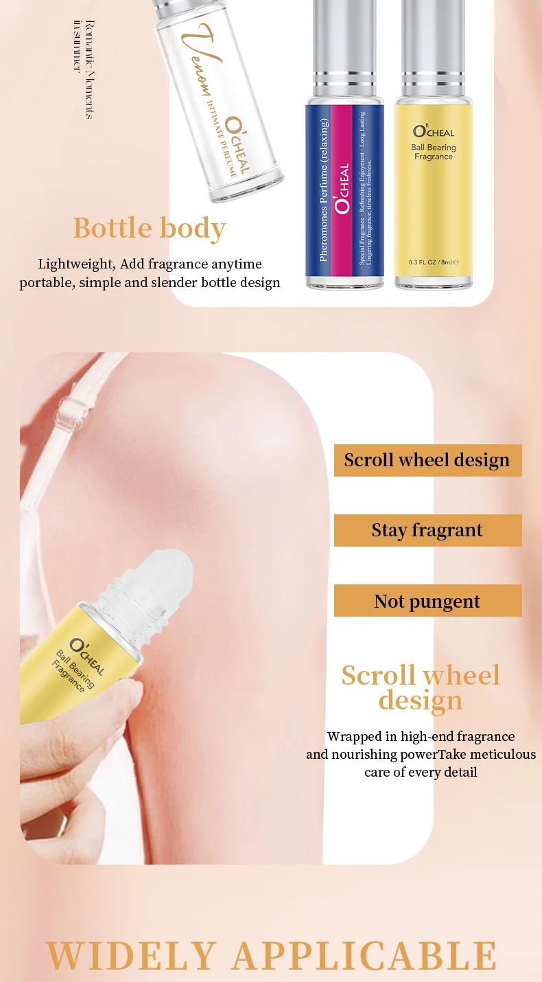 Roll-On Perfume Oil 8ml Natural Floral Fresh Scent Travel Portable Essential Oil Fragrance 6 roll on perfume oil 8ml natural floral fresh travel portable sit ytkhy3d7 desc 6