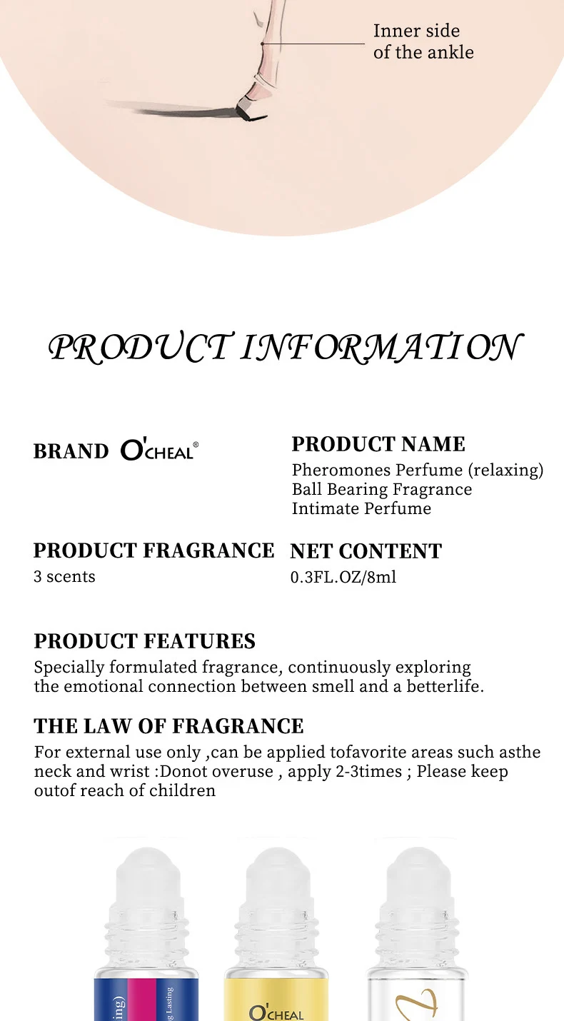 Roll-On Perfume Oil 8ml Travel-Size Portable Long-Lasting Fragrance Essential Oil 14 roll on perfume oil 8ml travel portable sit bbc6k39j desc 14