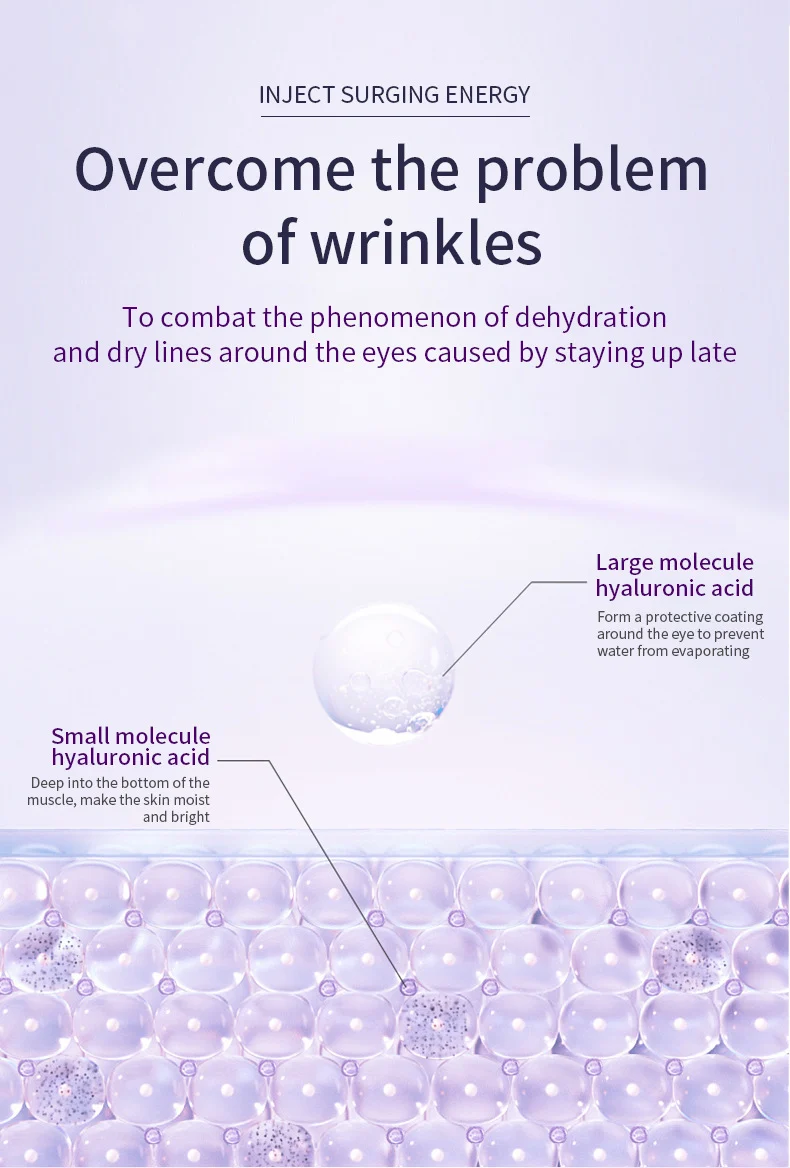 Roller Eye Cream for Anti-Wrinkle & Dark Circles with Cooling Massage Head 20g 8 roller eye cream anti wrinkle dark circles massage 20g sit qnqbmcsh desc 8