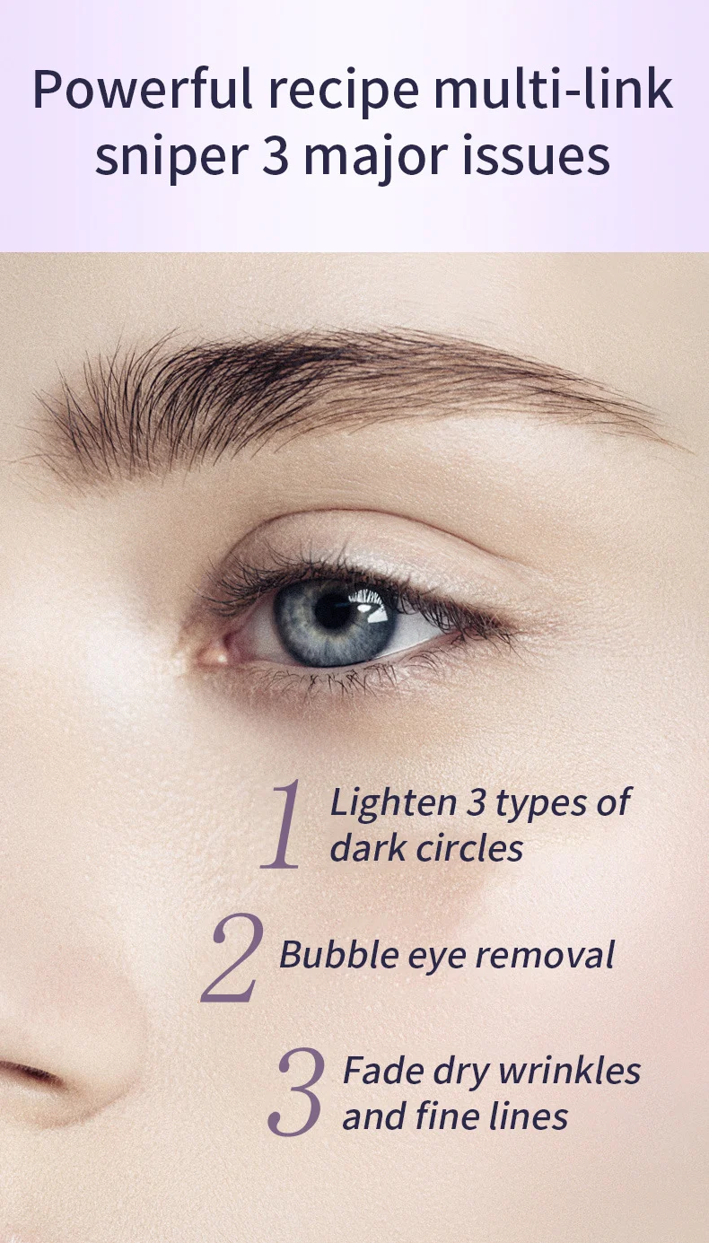 Roller Eye Cream for Anti-Wrinkle & Dark Circles with Cooling Massage Head 20g 9 roller eye cream anti wrinkle dark circles massage 20g sit qnqbmcsh desc 9