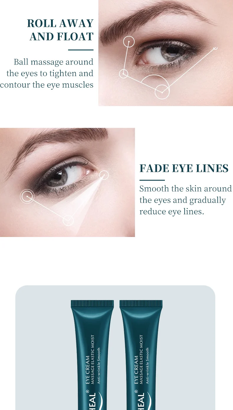 Roller Massage Eye Cream Anti-Wrinkle Hydrating Tightening Dark Circle Treatment 14 roller massage anti wrinkle hydrating eye cream sit c9bu4veq desc 14
