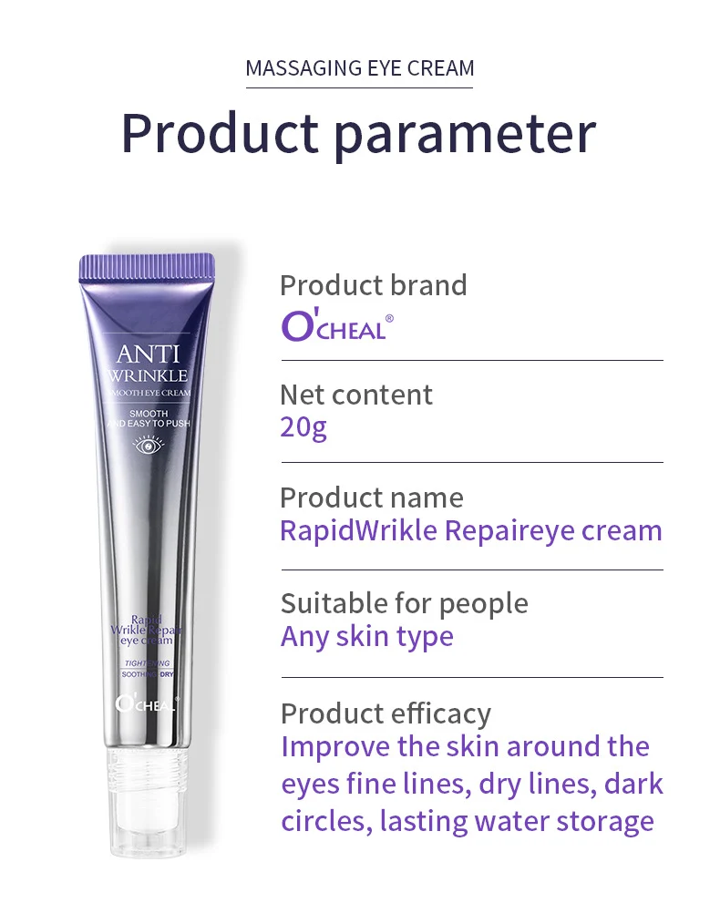 Roller Massage Eye Cream for Dark Circles and Wrinkles with 360° Cooling Massage Head 12 roller massage eye cream dark circles wrinkles sit 9mdckwag desc 12