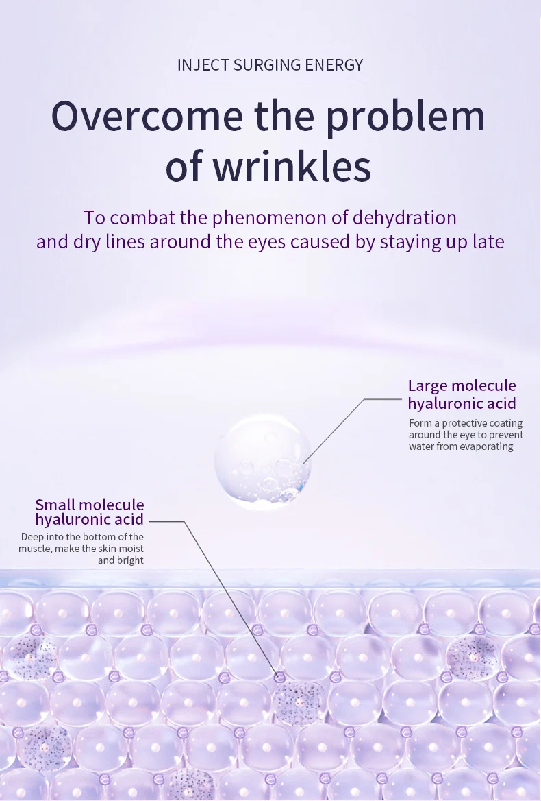 Roller Massage Eye Cream for Dark Circles and Wrinkles with 360° Cooling Massage Head 6 roller massage eye cream dark circles wrinkles sit 9mdckwag desc 6