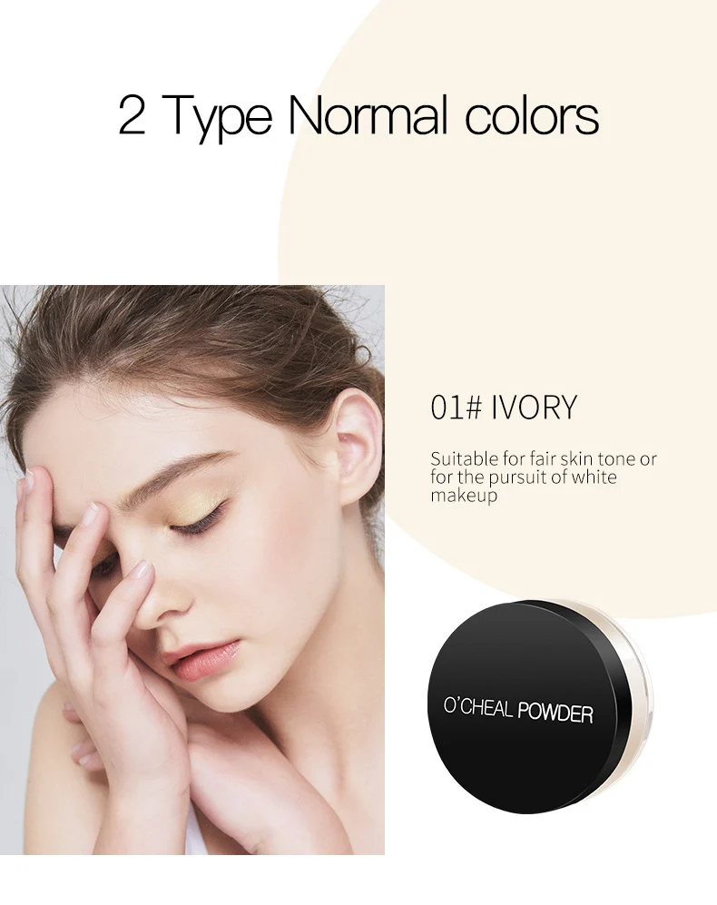 Setting Powder Loose Pressed Powder for Long-Lasting Oil Control & Waterproof Makeup 9 setting powder loose pressed powder long lasting oil control waterproof sit ebak8694 desc 9