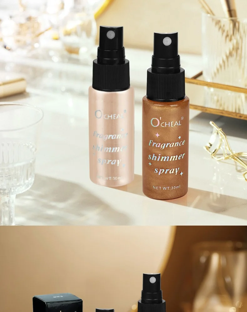 Shimmer Setting Spray Multi-Purpose Body Highlighter with Glitter Powder 30ml 13 shimmer setting spray body highlighter glitter powder 30ml sit 7f8nt57n desc 13