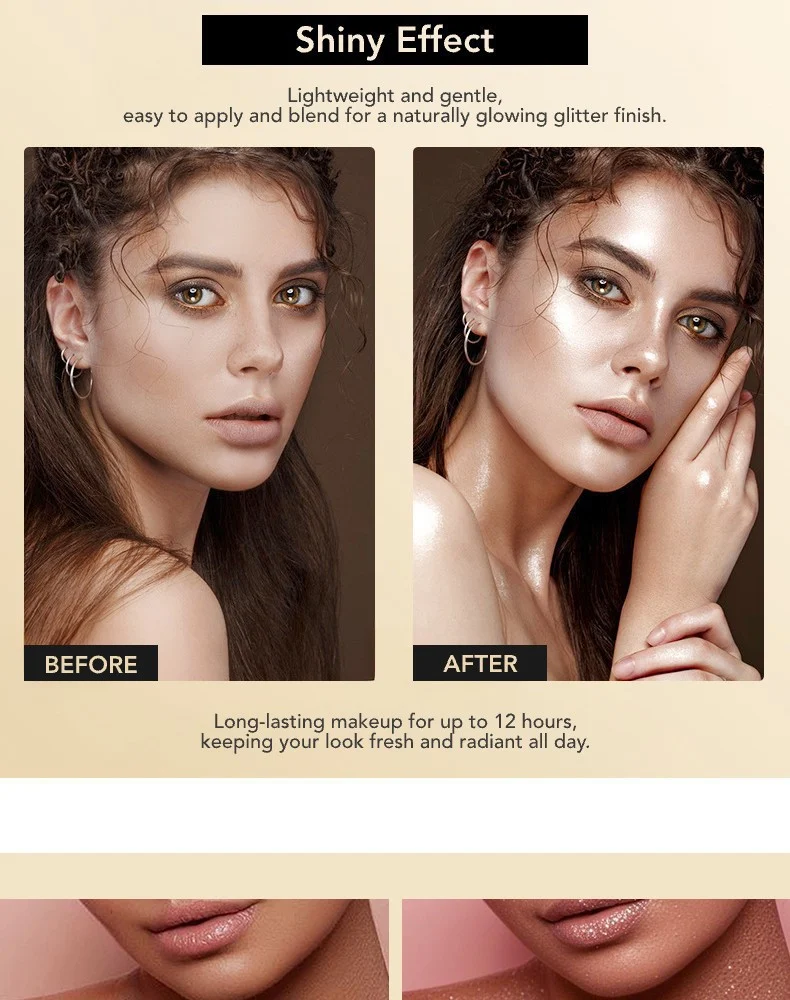 Shimmer Setting Spray Multi-Purpose Body Highlighter with Glitter Powder 30ml 7 shimmer setting spray body highlighter glitter powder 30ml sit 7f8nt57n desc 7