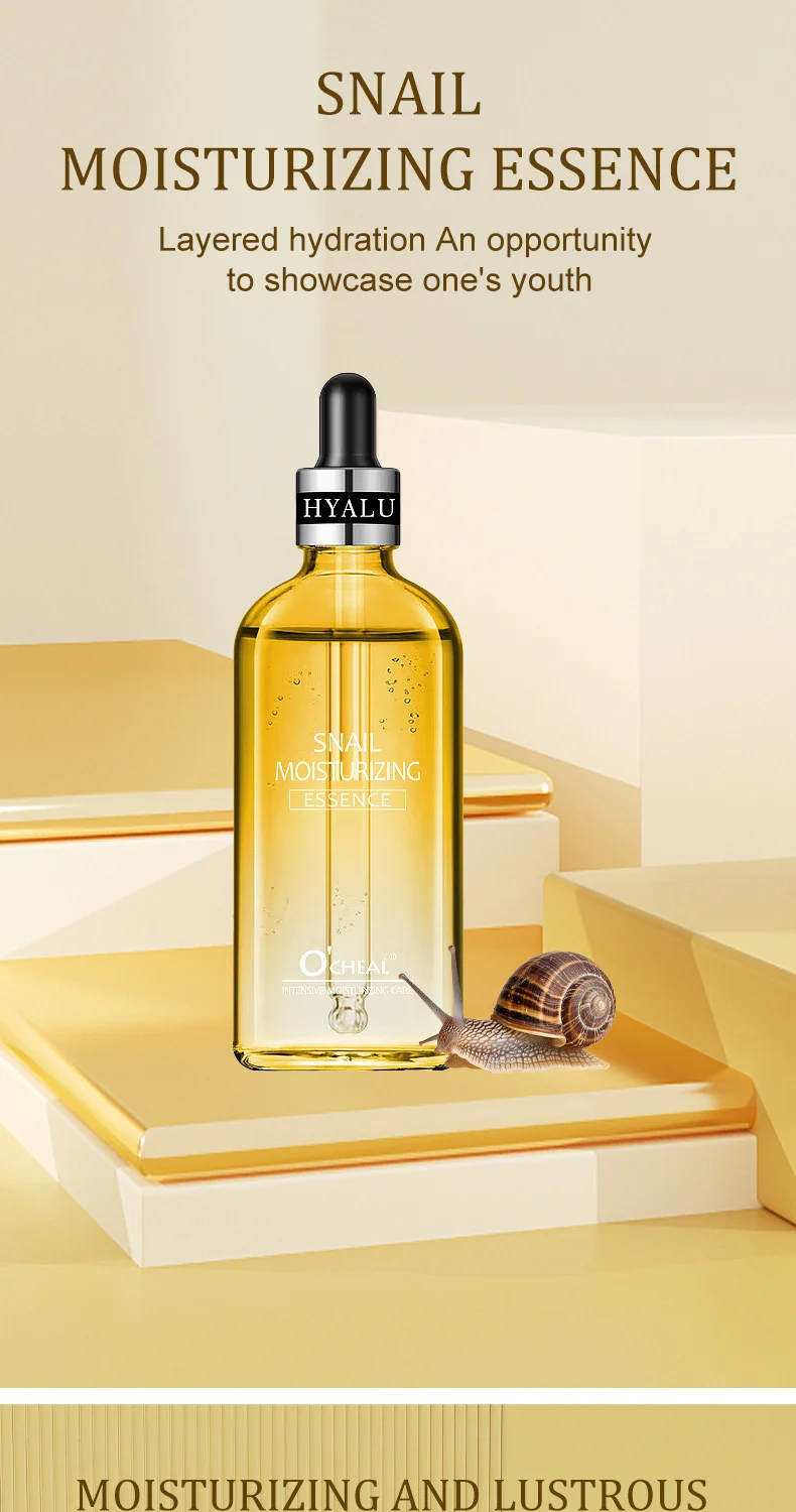 Snail Essence 100ml Hydrating Moisturizing Face Serum for Dryness & Fine Lines 1 snail moisturizing essence 100ml sit 75b6wa83 desc 1