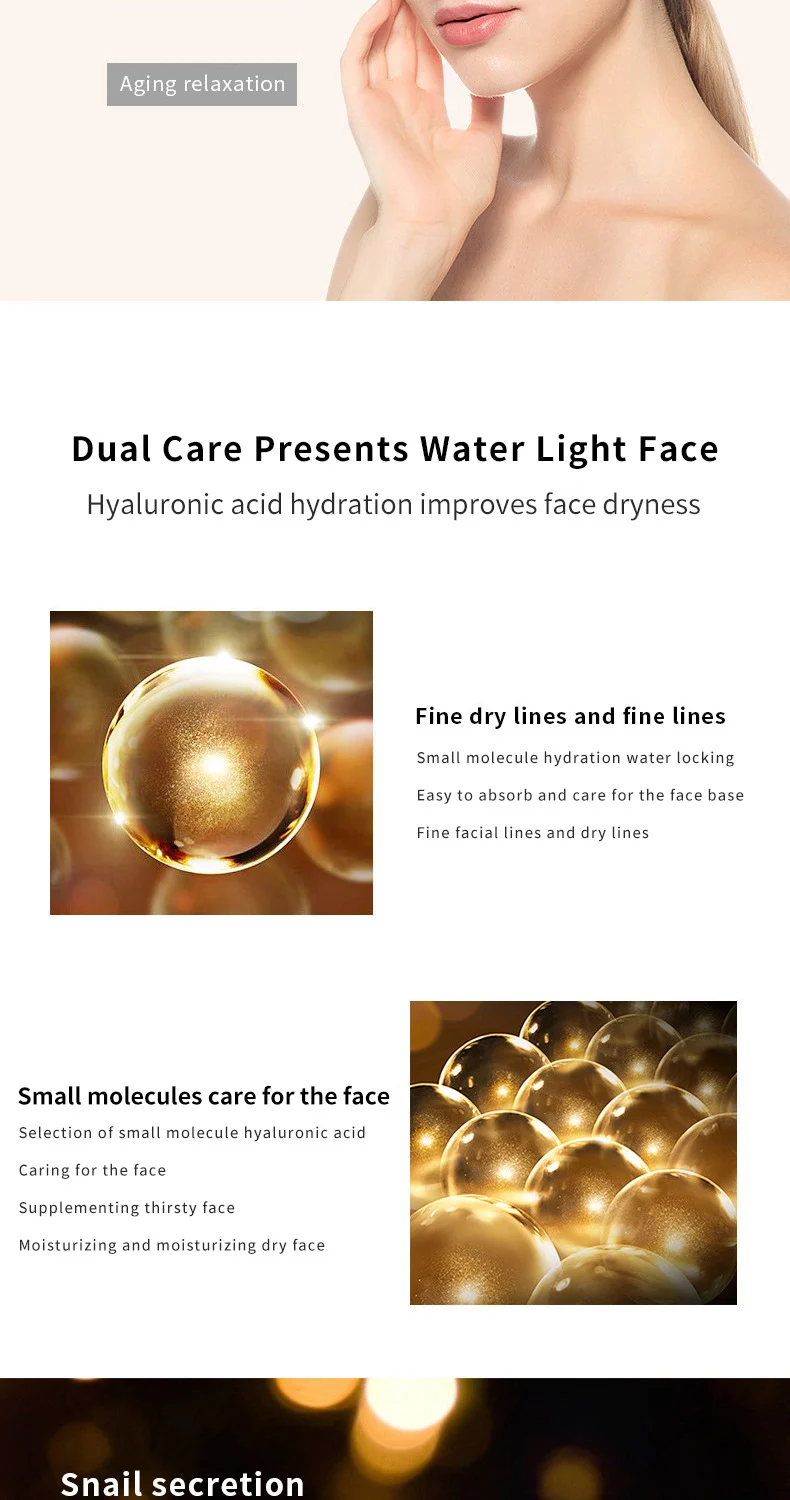 Snail Essence 100ml Hydrating Moisturizing Face Serum for Dryness & Fine Lines 3 snail moisturizing essence 100ml sit 75b6wa83 desc 3