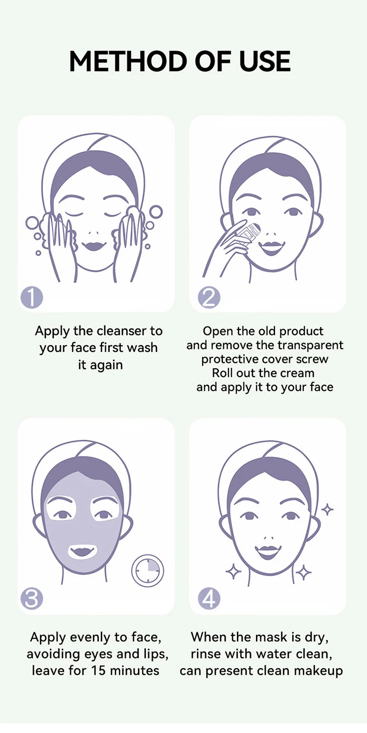 Solid Mud Mask Sticks Green Tea Eggplant Bamboo Charcoal Peach Deep Cleansing Pores Moisturizing Skin Care 12 solid mud mask sticks green tea eggplant bamboo charcoal peach sit x7hptsa5 desc 12