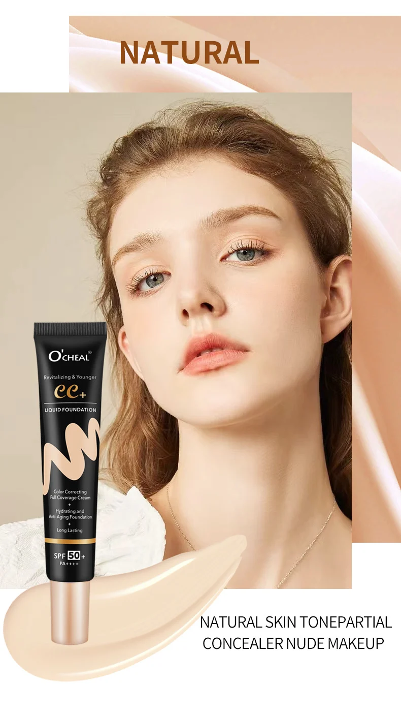 SPF 50+ Lightweight Foundation Full Coverage Long Lasting Oil-Free Foundation with Color Correcting 11 spf 50 lightweight full coverage oil free foundation sit 3vsthw4n desc 11