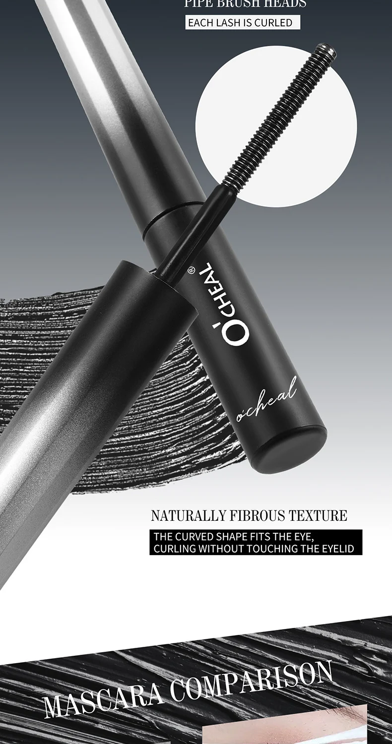 Steel Tube Ultra Fine Mascara Primer Waterproof Smudge-proof Volumizing Lash Curling 2 steel tube ultra fine mascara primer sit fect8ptb desc 2