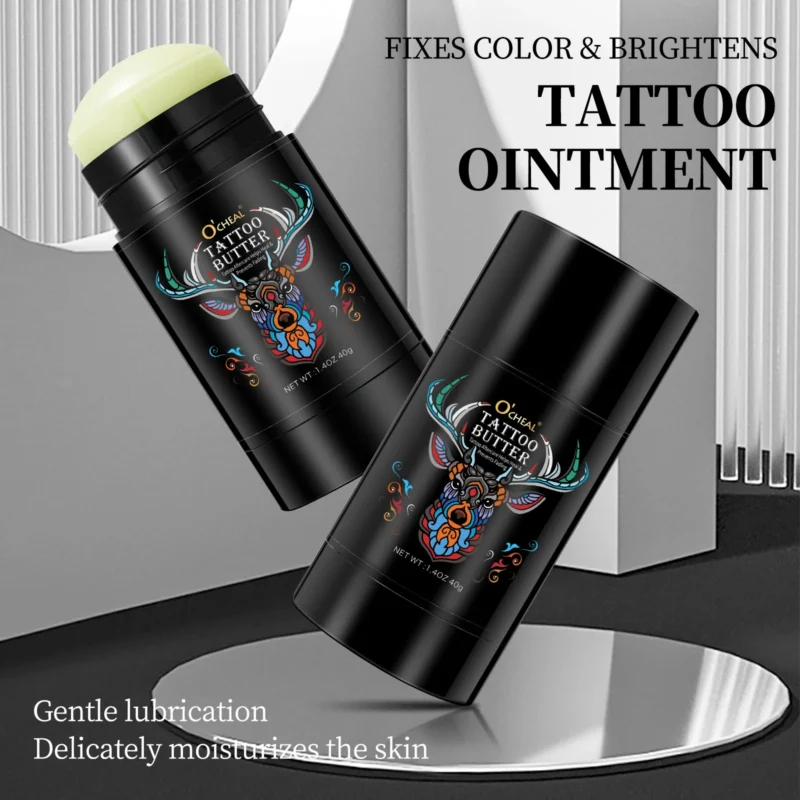 tattoo-color-brightening-locking-ointment-sit-bw84xbct-1 O'CHEAL 40g Tattoo Butter for vibrant color, healing, and moisturizing aftercare.