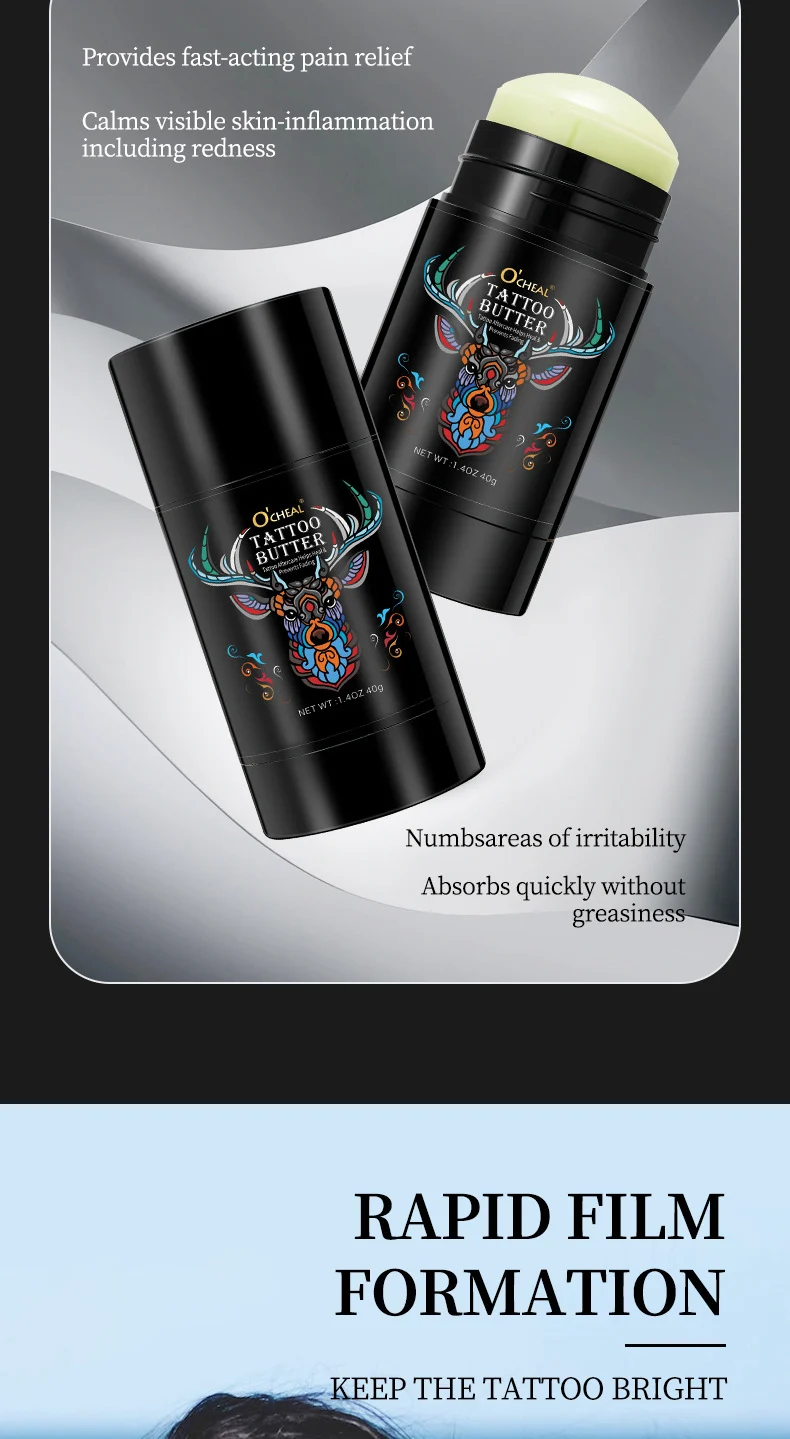 Tattoo Color Lock & Brightening Aftercare Butter Stick 40g 9 tattoo color lock brightening aftercare butter stick sit zj3g7jnx desc 9