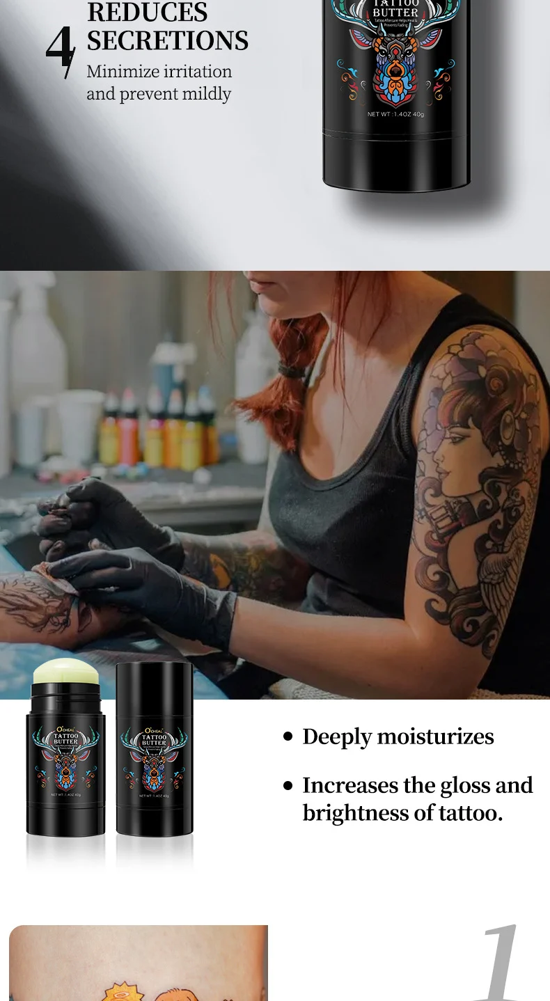 Tattoo Repair Gel 40g Aftercare Cream to Lock in Color & Brighten Ink 3 tattoo repair gel aftercare cream lock color brighten ink sit vqbvy964 desc 3