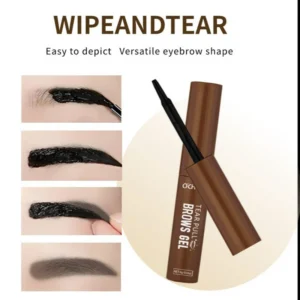 Tear-Off Eyebrow Gel Waterproof Brow Tint Peelable Eyebrow Makeup 4g
