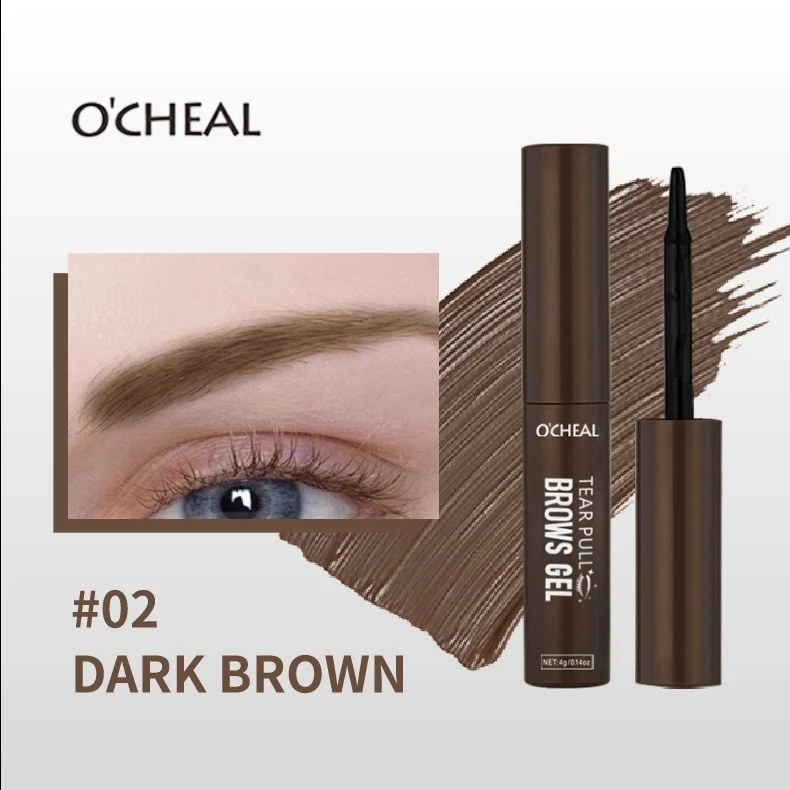 Tear-Off Eyebrow Gel Waterproof Brow Tint Peelable Eyebrow Makeup 4g 12 tear off eyebrow gel waterproof brow tint sit xcnsbcfa desc 12