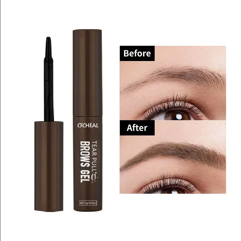 Tear-Off Eyebrow Gel Waterproof Brow Tint Peelable Eyebrow Makeup 4g 17 tear off eyebrow gel waterproof brow tint sit xcnsbcfa desc 17