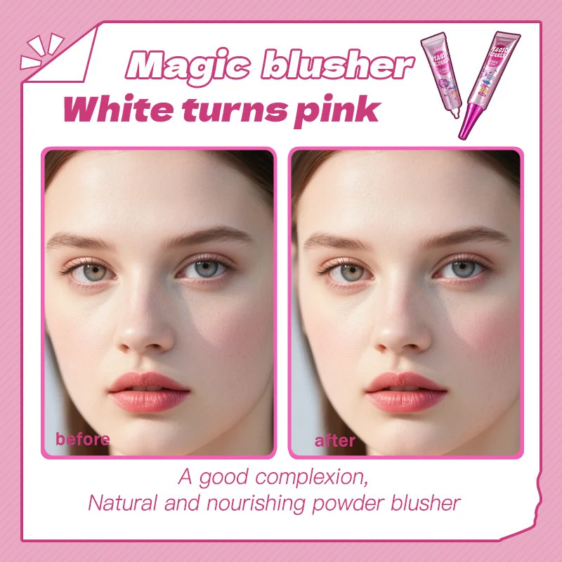 Temperature Changing Blush Waterproof Long-Lasting Magic Blusher 30ml 7 temperature changing blush waterproof magic blusher 30ml sit gjdhjd3u desc 7