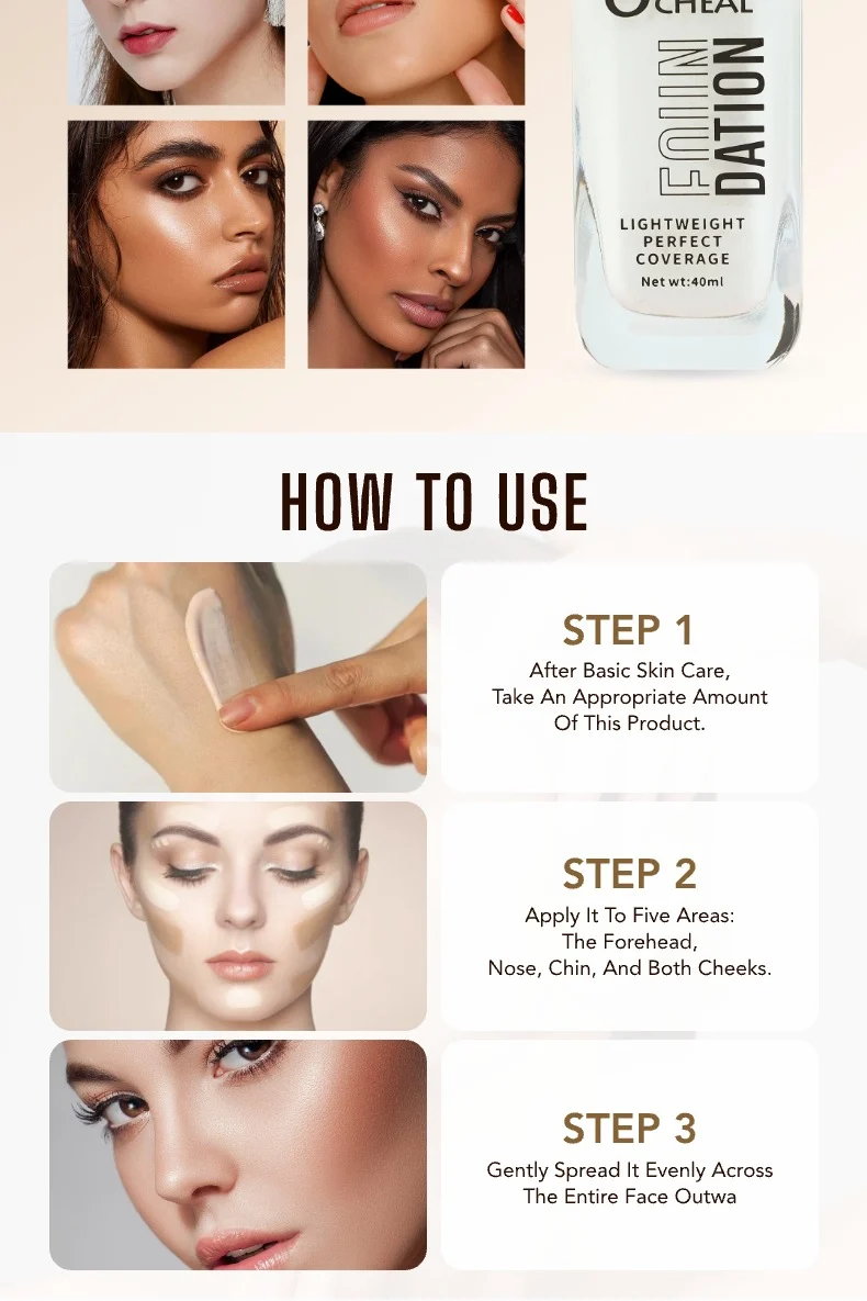 Temperature Changing Foundation Liquid 40ml Long Lasting Flawless Coverage Hydrating Skin Fit 10 temperature changing foundation liquid 40ml sit ttqvt8qg desc 10
