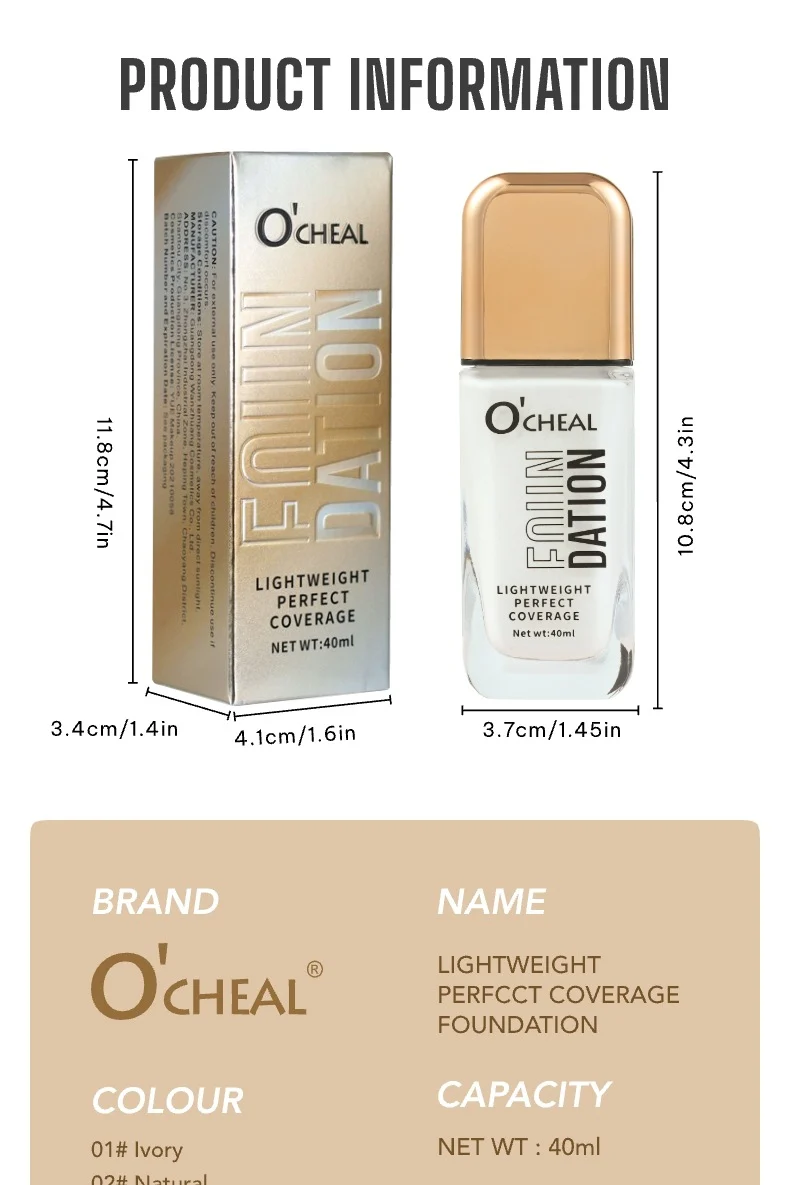 Temperature Changing Foundation Liquid 40ml Long Lasting Flawless Coverage Hydrating Skin Fit 11 temperature changing foundation liquid 40ml sit ttqvt8qg desc 11
