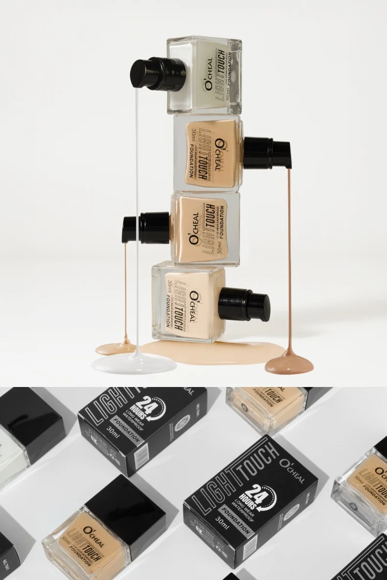 Temperature-Changing Foundation Small Square Bottle Foundation Hydrating Concealer Long-Lasting Flawless Coverage Skin Tone Adjusting Liquid 13 temperature changing foundation small square bottle 30ml sit j93wjwmt desc 13