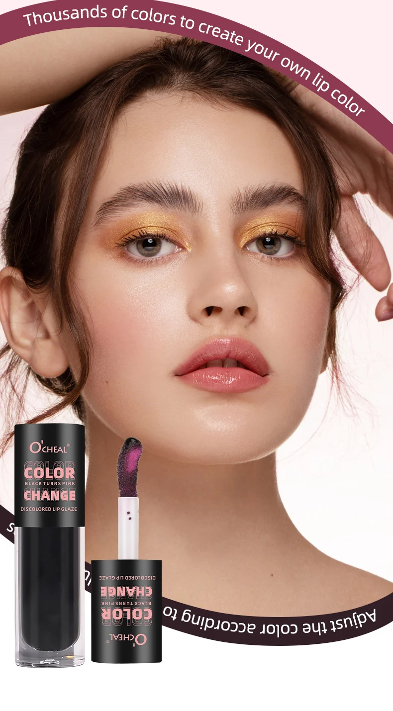 Temperature Changing Lip Glaze Hydrating Plumping Color Adjusting Lip Oil Lip Gloss 10 temperature changing lip glaze hydrating plumping sit pds2fhxx desc 10