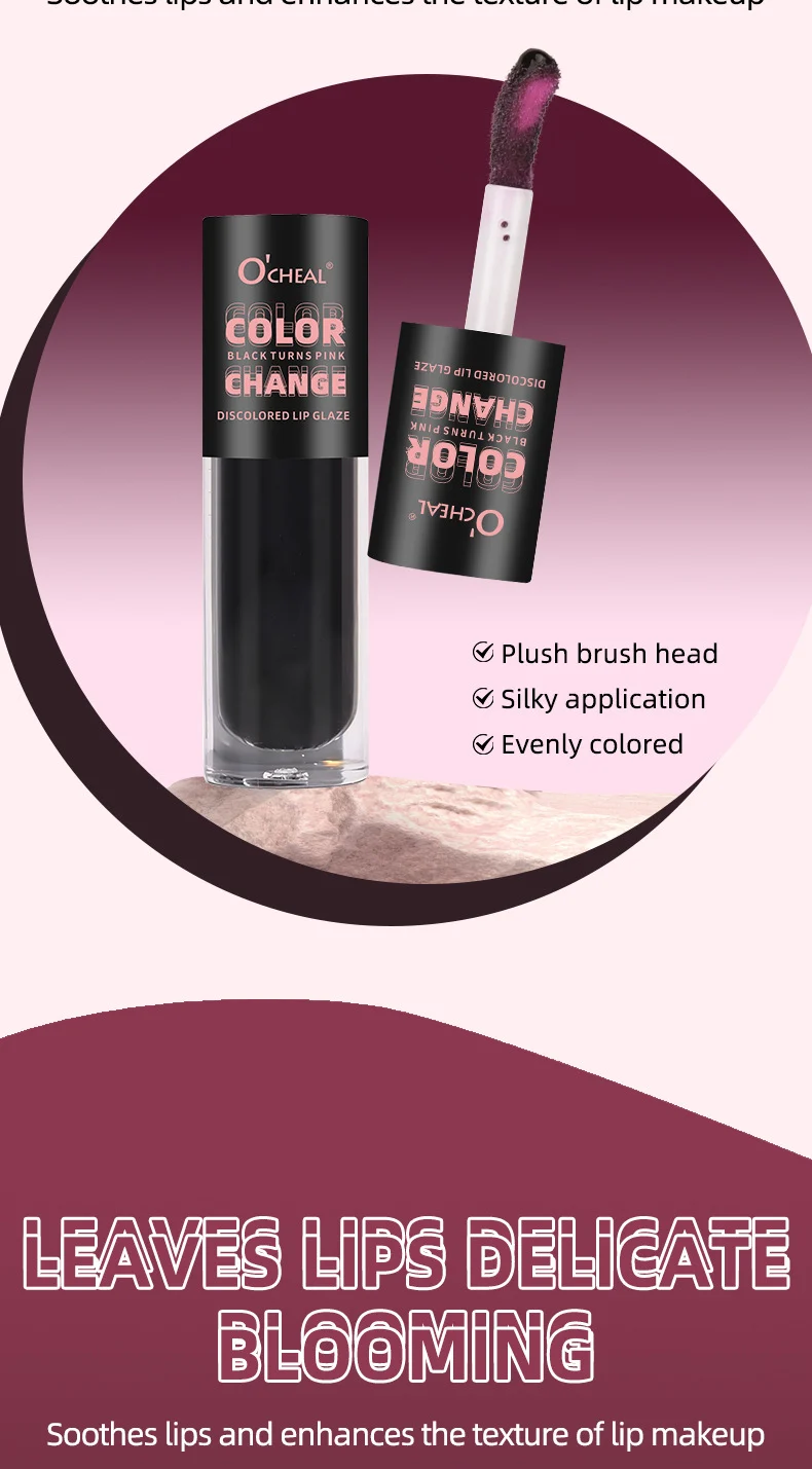 Temperature Changing Lip Glaze Hydrating Plumping Color Adjusting Lip Oil Lip Gloss 14 temperature changing lip glaze hydrating plumping sit pds2fhxx desc 14
