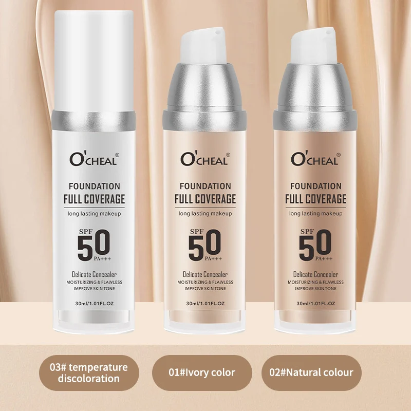 temperature-changing-liquid-foundation-sit-u9vqr6rj-1 O'CHEAL Temperature Changing Foundation Full Coverage Long Lasting Moisturizing Concealer