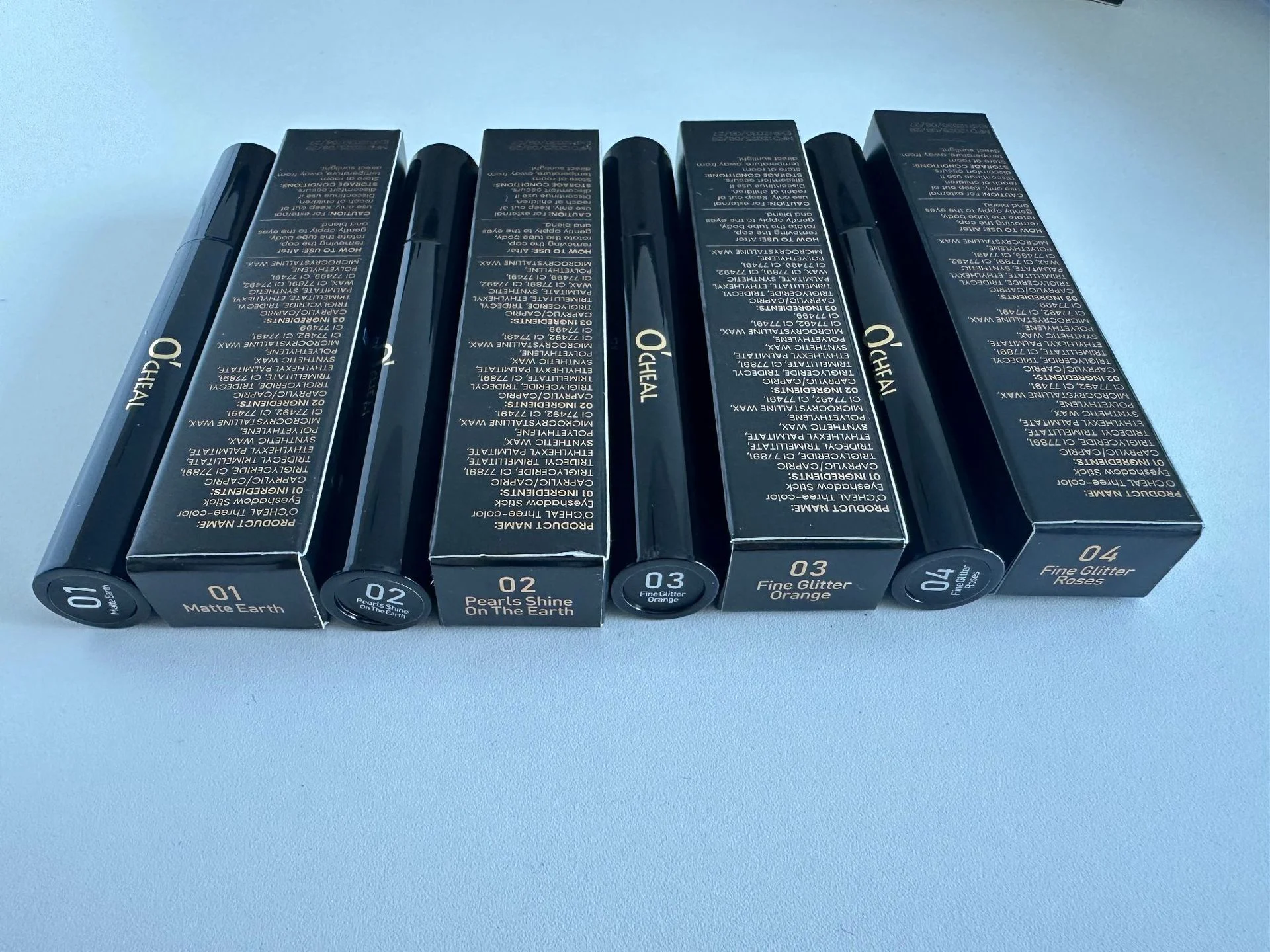 Three-Color Eyeshadow Stick Waterproof Matte Shimmer Highlighter Eye Makeup Pencil 2 three color eyeshadow stick waterproof matte shimmer sit 52txc83s desc 2