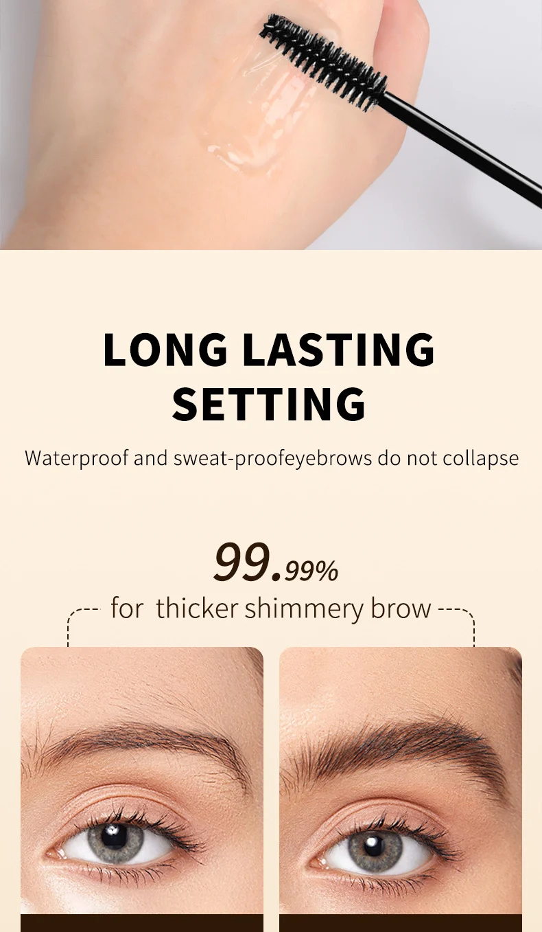 Transparent Eyebrow Glue Clear Eyelash Lash Styling Gel Waterproof Sweatproof Wild Brows 12 transparent eyebrow glue clear eyelash lash styling gel waterproof sit yx6p27dq desc 12