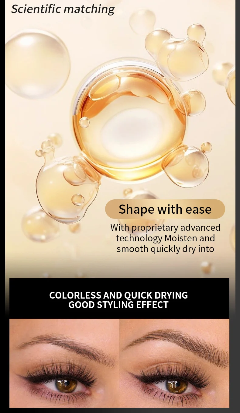 Transparent Eyebrow Glue Clear Eyelash Lash Styling Gel Waterproof Sweatproof Wild Brows 6 transparent eyebrow glue clear eyelash lash styling gel waterproof sit yx6p27dq desc 6