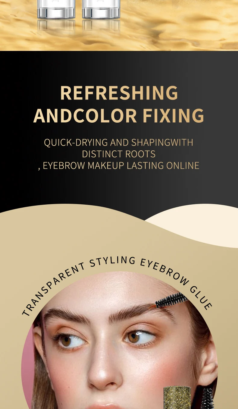 Transparent Eyebrow Glue Clear Eyelash Lash Styling Gel Waterproof Sweatproof Wild Brows 8 transparent eyebrow glue clear eyelash lash styling gel waterproof sit yx6p27dq desc 8