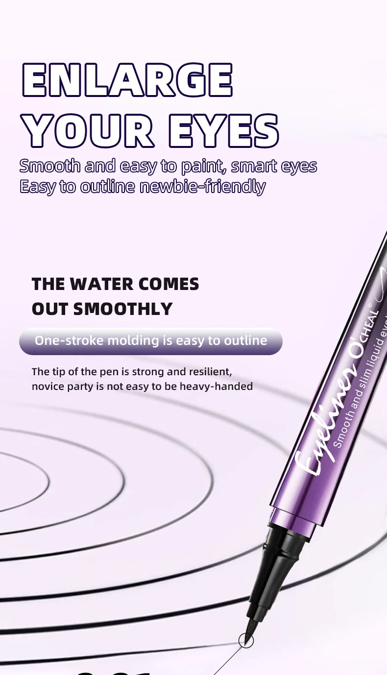 Ultra-Fine Liquid Eyeliner Waterproof Quick-Dry Smudge-Proof Brush Tip Pen 4 ultra fine liquid eyeliner waterproof quick dry smudge proof brush tip pen sit bnssrxfm desc 4