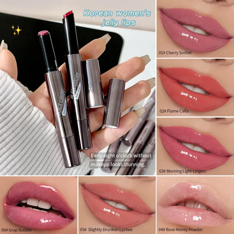Velvet Lipstick Matte Lip Mud O'CHEAL Soft Light Non-stick Cup Moisturizing Lip Glaze