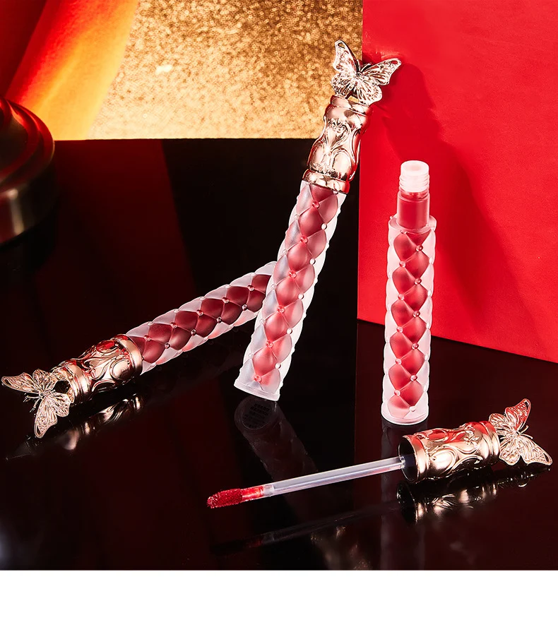 Velvet Matte Lip Gloss Smudge-Proof Long-Lasting Lipstick 4 velvet matte lip gloss smudge proof long lasting lipstick sit ahankg9k desc 4