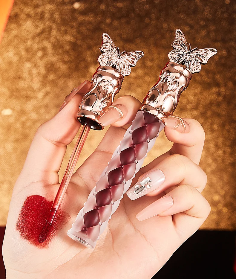 Velvet Matte Lip Gloss Smudge-Proof Long-Lasting Lipstick 5 velvet matte lip gloss smudge proof long lasting lipstick sit ahankg9k desc 5