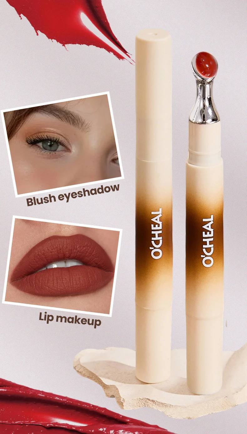 Velvet Matte Lip Powder Cream Long-Lasting Lip Stain Waterproof Lip Gloss 5 velvet matte lip powder cream long lasting lip stain sit ezxrg478 desc 5
