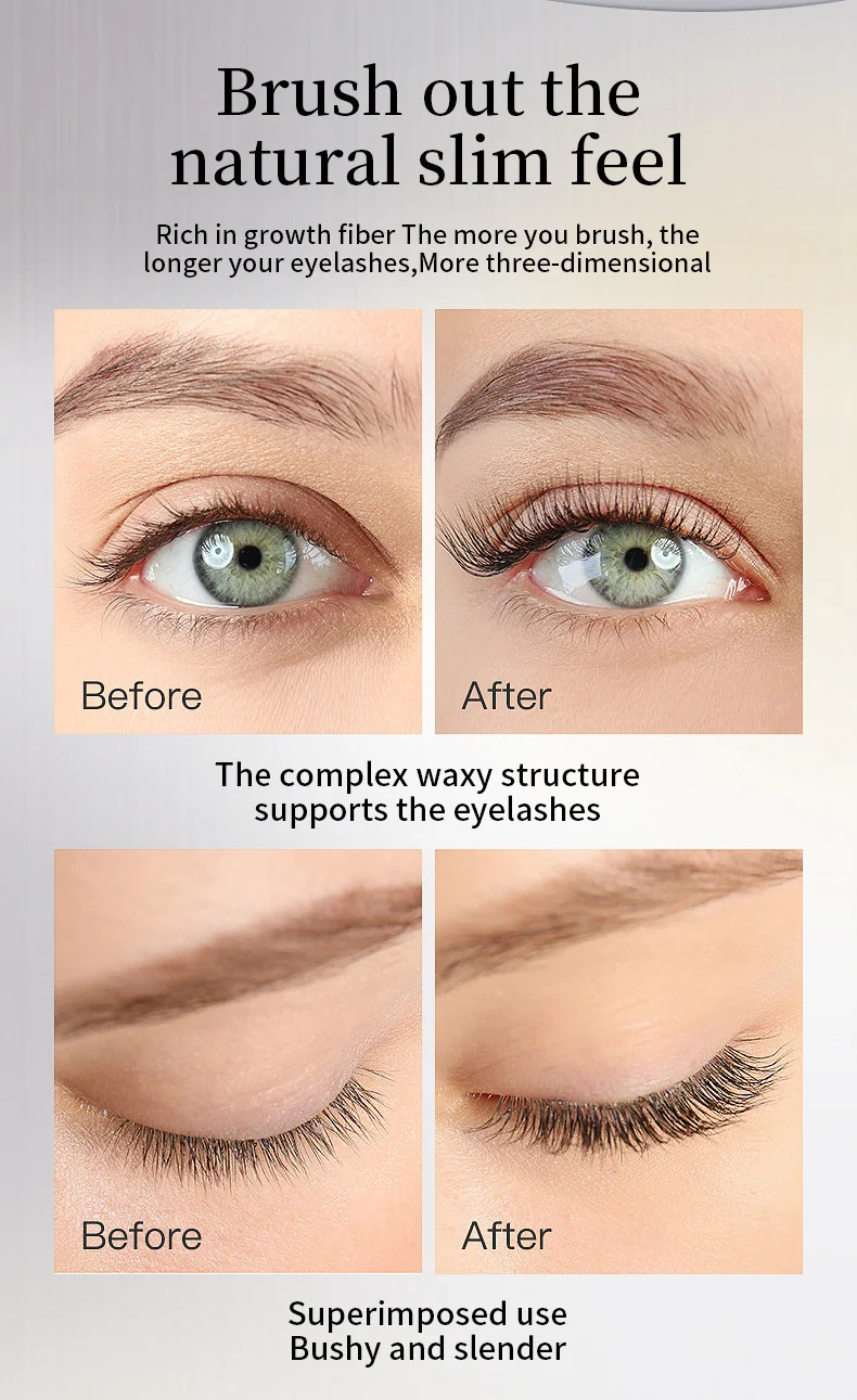 O'CHEAL 4D Voluminous Curling Mascara Waterproof Long Lasting Fine Brush 6 voluminous curling mascara sit 9a35cxfd desc 6