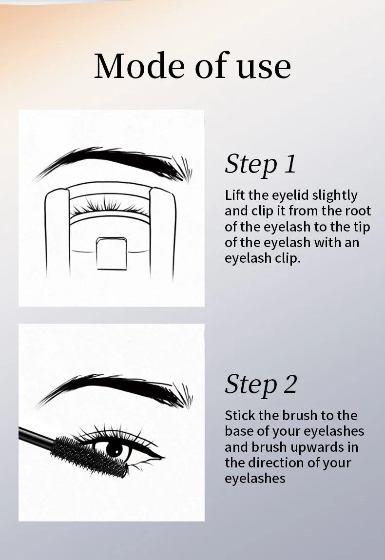 O'CHEAL 4D Voluminous Curling Mascara Waterproof Long Lasting Fine Brush 8 voluminous curling mascara sit 9a35cxfd desc 8