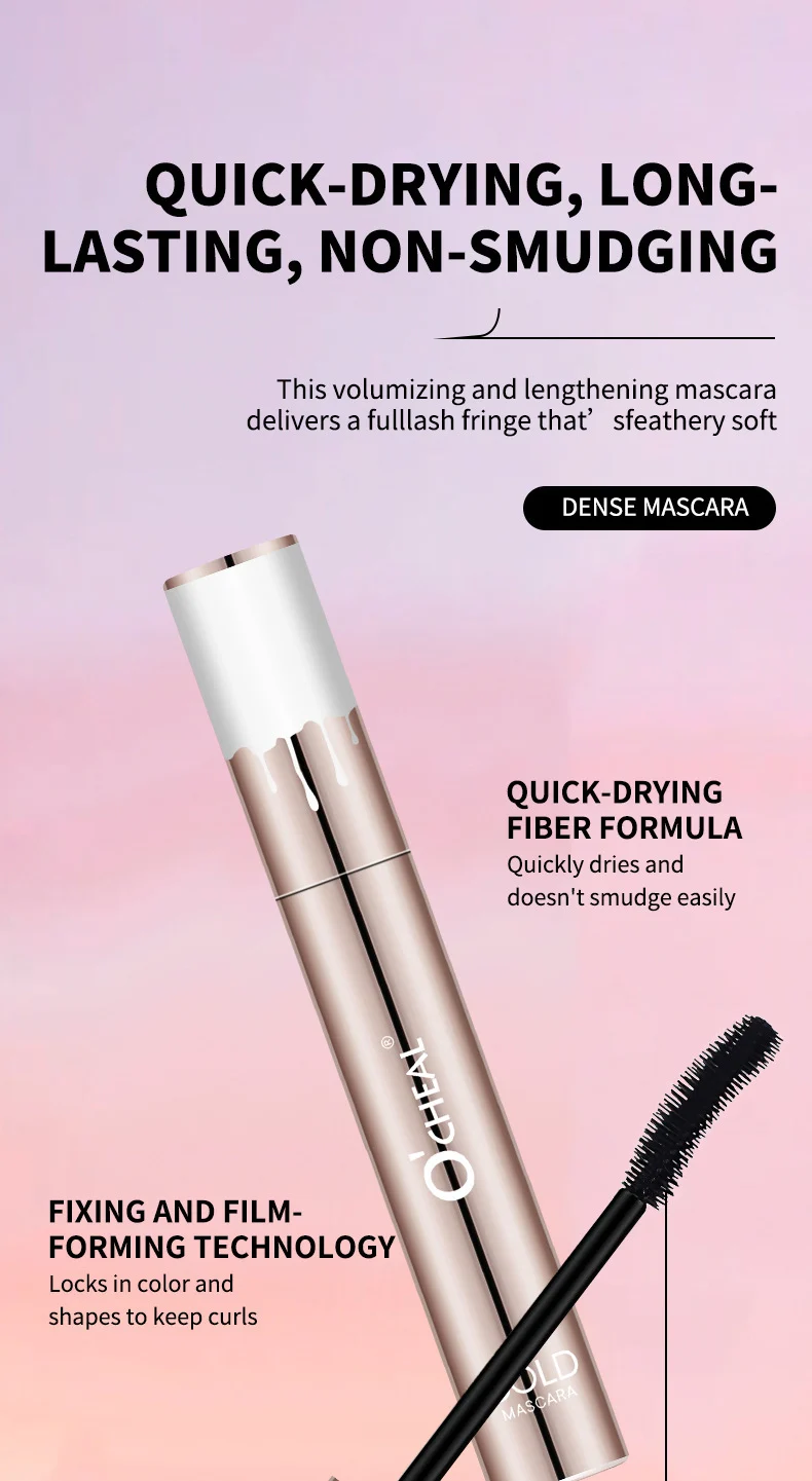 O'CHEAL Plender Dense Mascara Waterproof Sweatproof Lengthening Curling 3 volumizing lengthening waterproof mascara sit f2wswmp5 desc 3