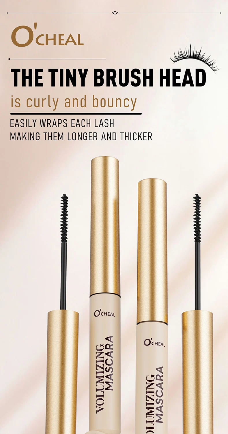 Volumizing Mascara Waterproof Lengthening Curling All-Day Smudge-Proof Black 4 volumizing waterproof mascara black sit ag8y2suc desc 4