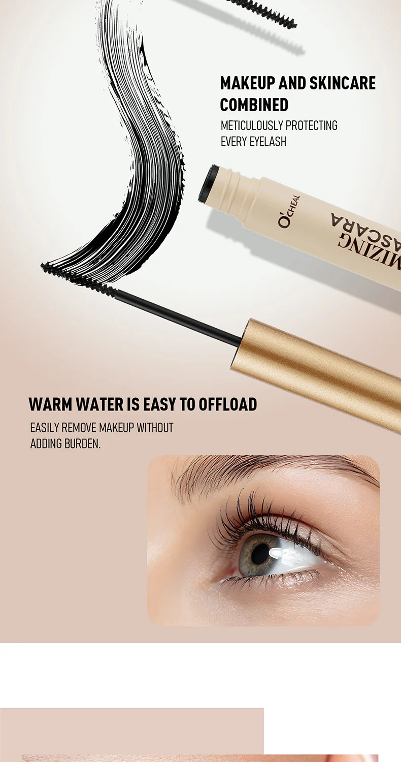 Volumizing Mascara Waterproof Lengthening Curling All-Day Smudge-Proof Black 8 volumizing waterproof mascara black sit ag8y2suc desc 8