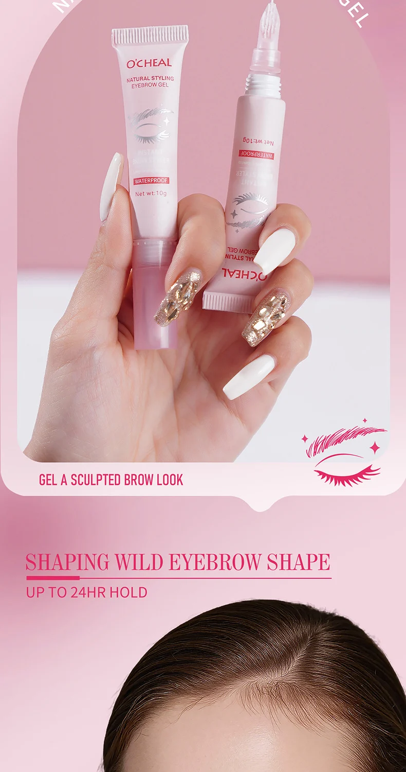 Waterproof Eyebrow Gel Long-lasting Brow Styler with Brush Natural Sculpted Look 2 waterproof eyebrow gel brow styler with brush sit 9d2y9snn desc 2