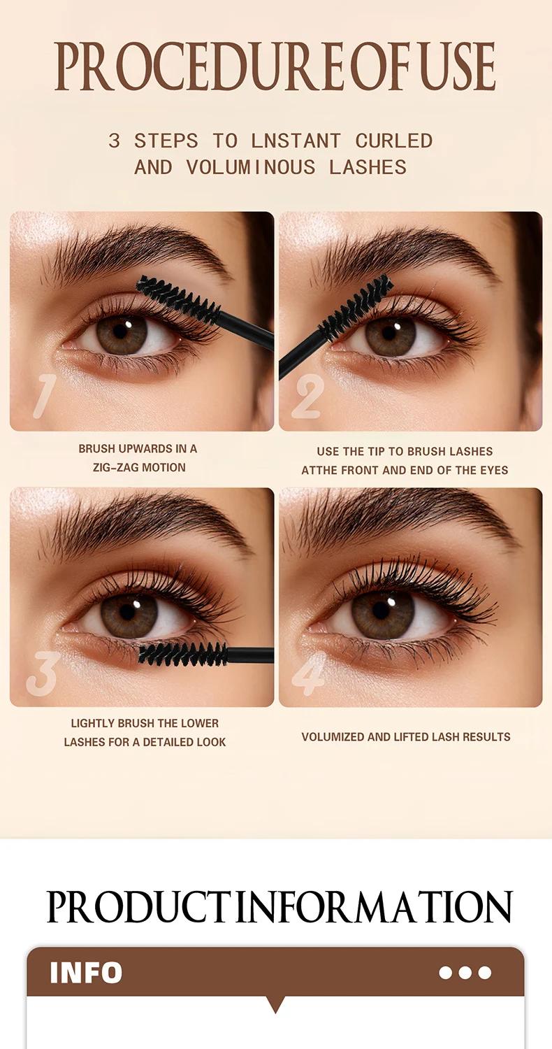 Waterproof Fiber Mascara for Volume Length & Curl 10 waterproof fiber mascara volume length curl sit pmjrcau9 desc 10
