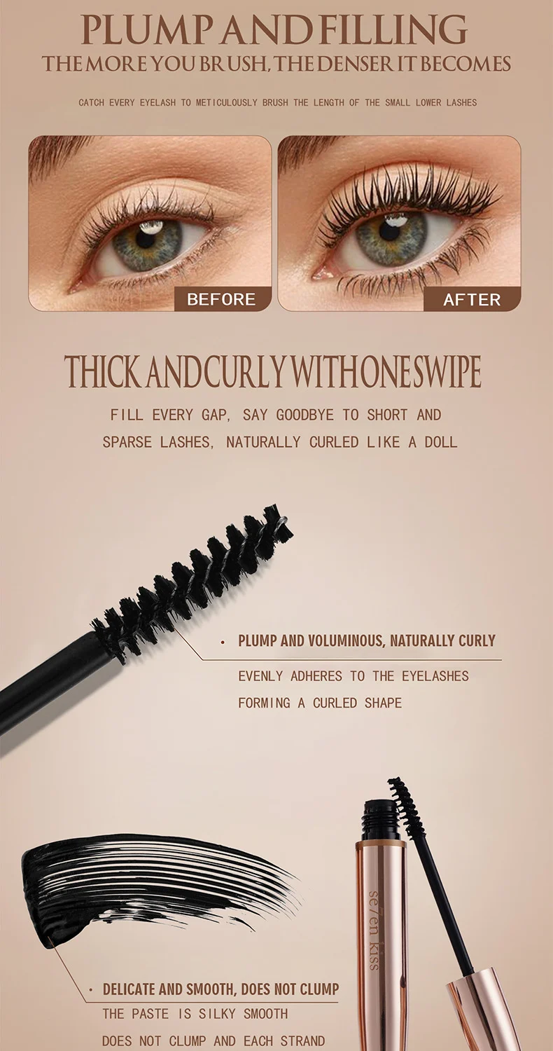 Waterproof Fiber Mascara for Volume Length & Curl 8 waterproof fiber mascara volume length curl sit pmjrcau9 desc 8