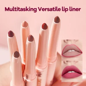 Waterproof Lip Liner Pencil for Precise Definition, Long-Lasting Matte Finish