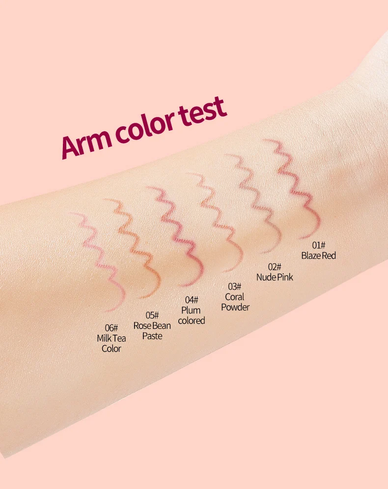 Waterproof Lip Liner Pencil for Precise Definition, Long-Lasting Matte Finish 11 waterproof lip liner pencil precise definition matte sit 825w9g3a desc 11