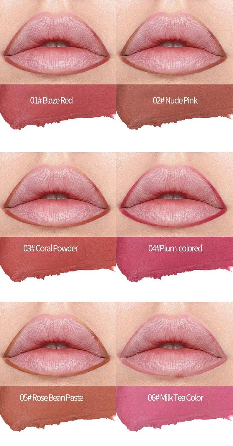 Waterproof Lip Liner Pencil for Precise Definition, Long-Lasting Matte Finish 12 waterproof lip liner pencil precise definition matte sit 825w9g3a desc 12